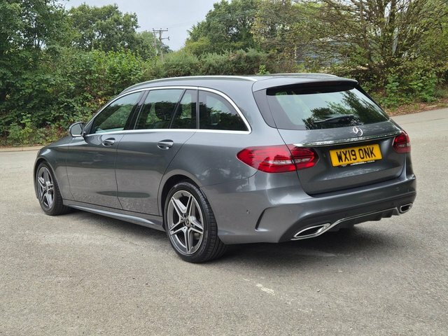 Mercedes-Benz C Class 2019 2.0 C220d Amg Line Premium Estate Diese Grey #3