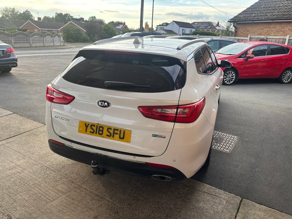 Kia Optima 1.7 Crdi Isg 3 White #4