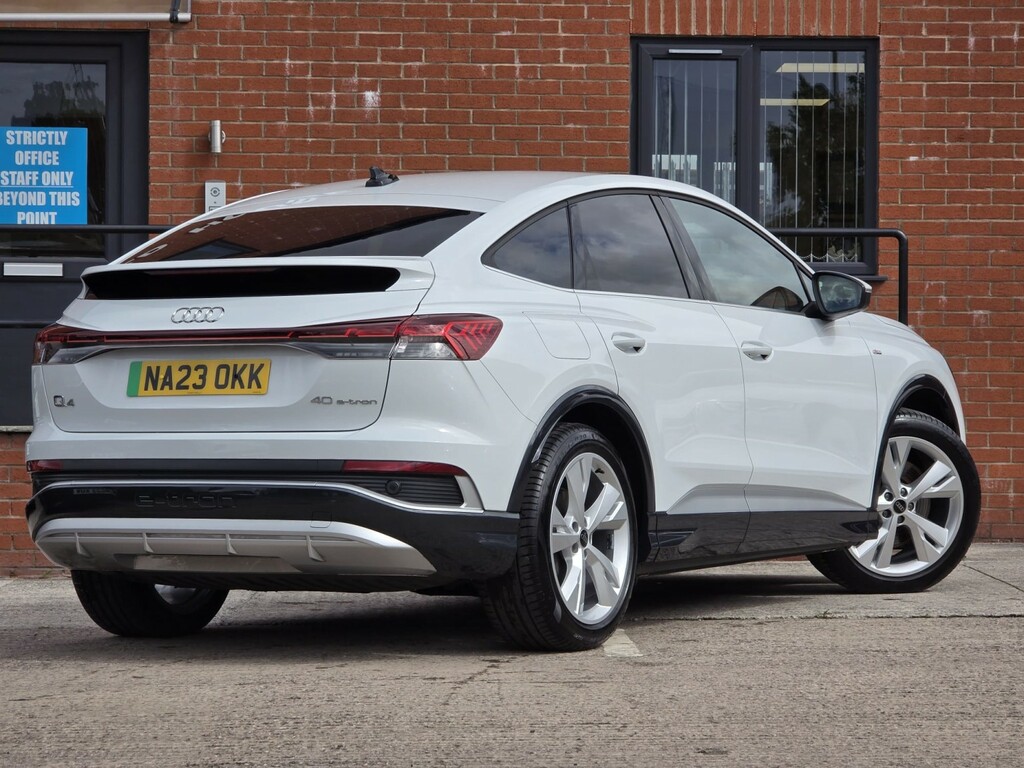 Audi Q4 E Tron Suv NA23OKK White #6