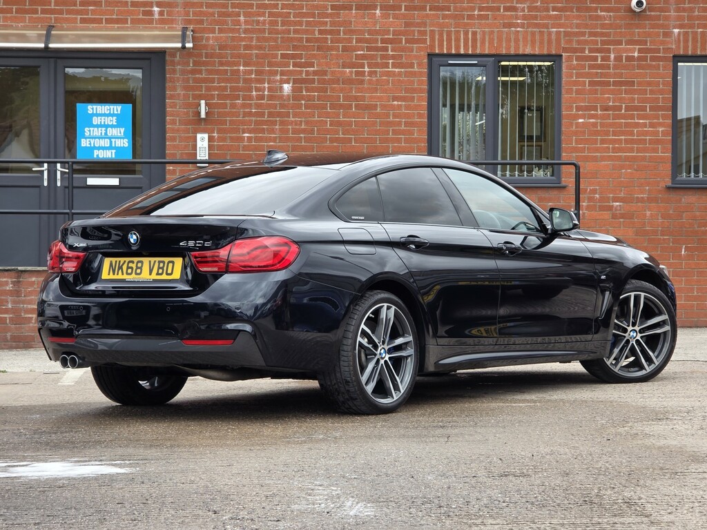 BMW 4 Series Gran Coupe 2.0 420D Xdrive M Sport Gran Coupe Black #6