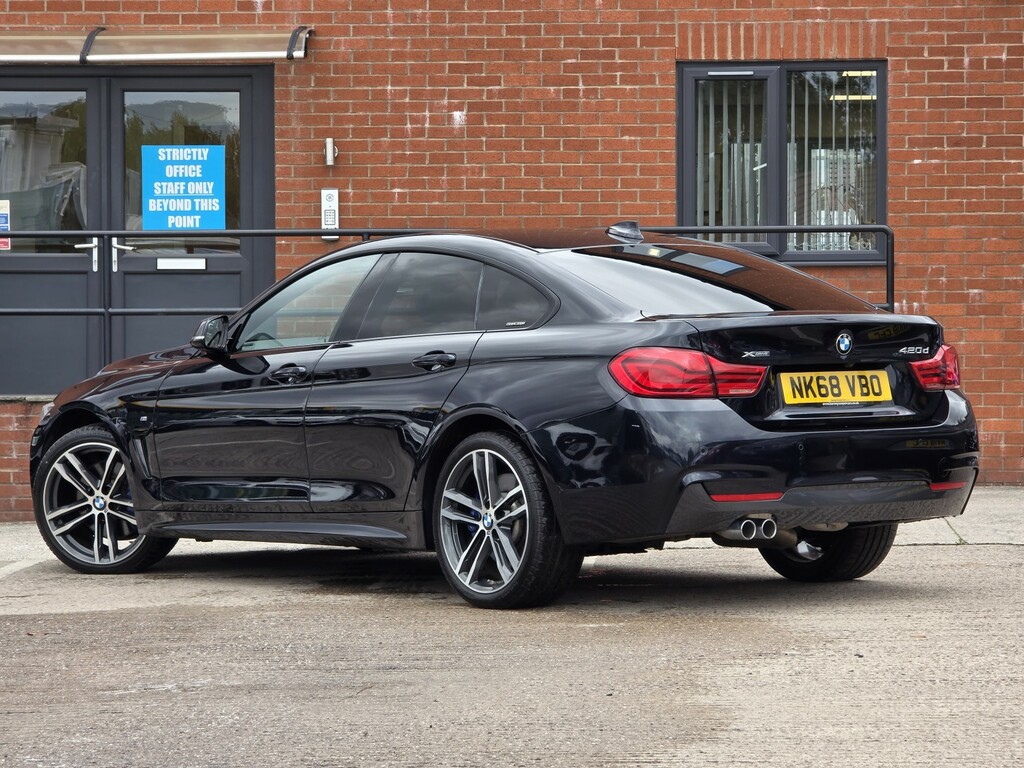 BMW 4 Series Gran Coupe 2.0 420D Xdrive M Sport Gran Coupe Black #2