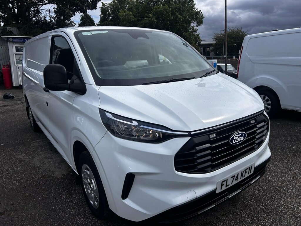 Ford Transit Custom 2.0 300 Ecoblue Trend L2 H1 Euro 6 Ss FL74KFN White #2