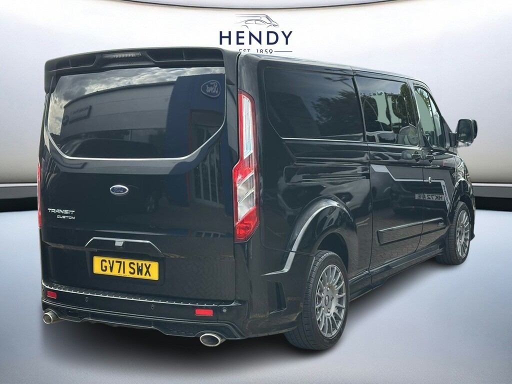 Ford Transit Custom 2.0 Ecoblue 185Ps Low Roof Dcab Limited Van GV71SWX Black #2