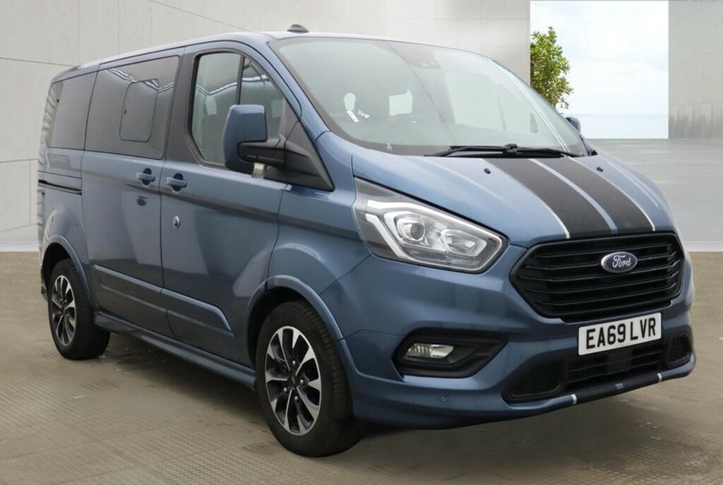 Ford Tourneo Custom 2.0 Ecoblue 185Ps Lr 8 Seater Sport Blue