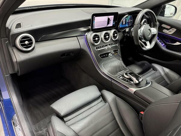 Mercedes-Benz C Class Amg Line Night Edition White #54