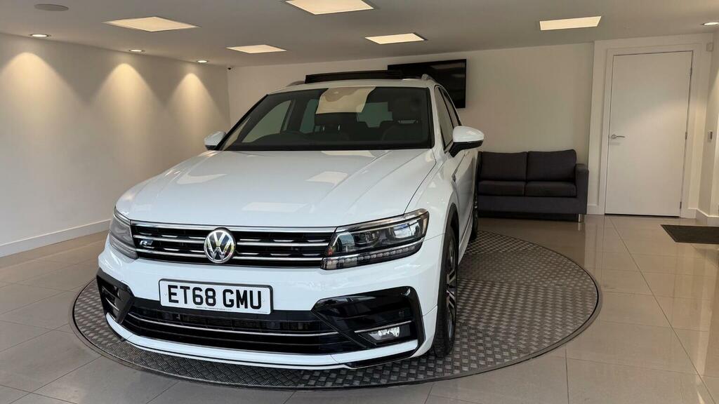 Volkswagen Tiguan 2.0 Tdi R-line Dsg 4Motion Euro 6 Ss White #3