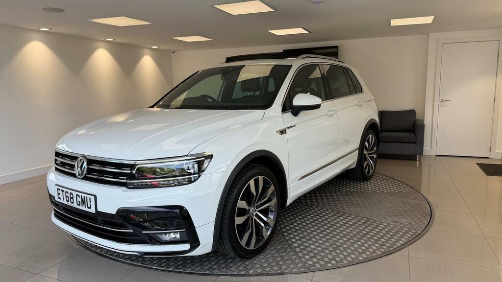 Volkswagen Tiguan 2.0 Tdi R-line Dsg 4Motion Euro 6 Ss White #2
