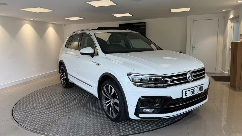Volkswagen Tiguan 2.0 Tdi R-line Dsg 4Motion Euro 6 Ss White #6