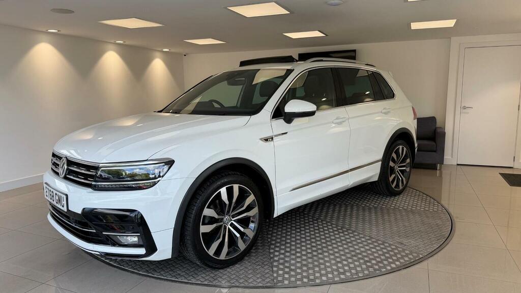 Volkswagen Tiguan 2.0 Tdi R-line Dsg 4Motion Euro 6 Ss White