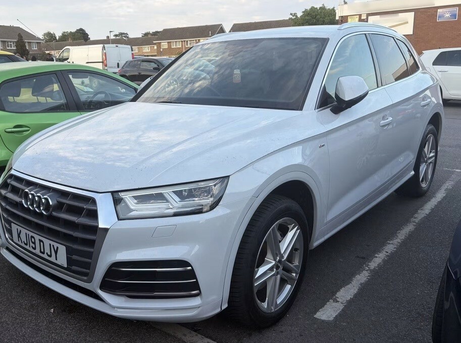 Audi Q5 2.0 Tdi 40 S Line White #2