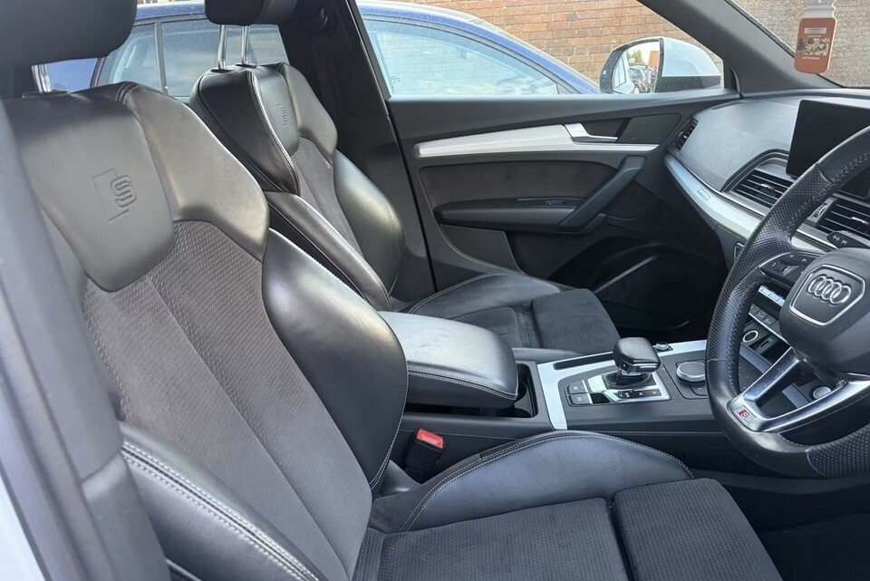 Audi Q5 2.0 Tdi 40 S Line White #4
