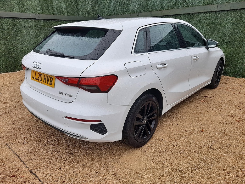 Audi A3 Tfsi Sport LL20HVB White #6
