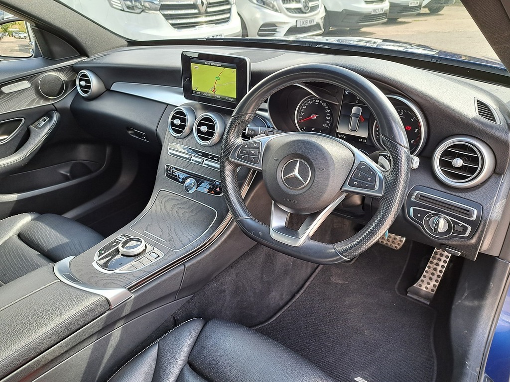 Mercedes-Benz C Class C220d Amg Line WN68BMZ Blue #2