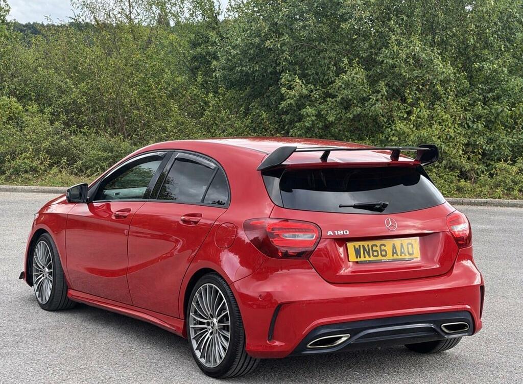 Mercedes-Benz A Class Amg Line Red #4