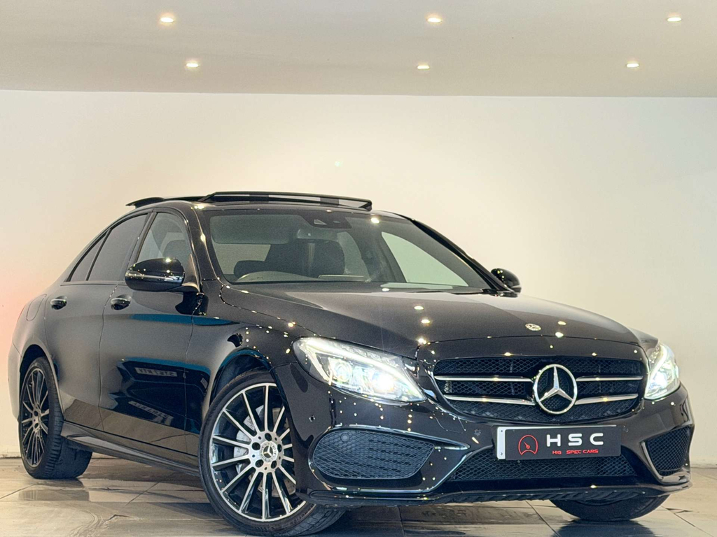 Mercedes-Benz C Class Amg Line Premium Plus Saloon G-tronic 4M Black