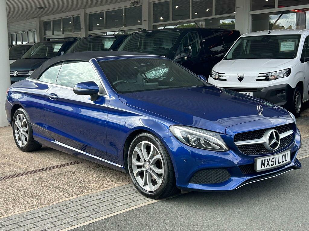 Mercedes-Benz C Class 2.1 C220d Sport Cabriolet G-tronic Euro 6 Ss 2 Blue