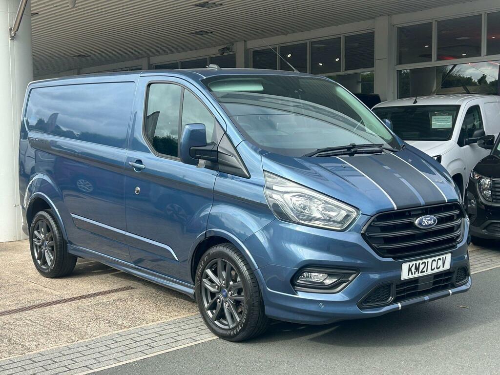 Ford Transit Custom 2.0 290 Ecoblue Sport L1 H1 Euro 6 Ss Blue