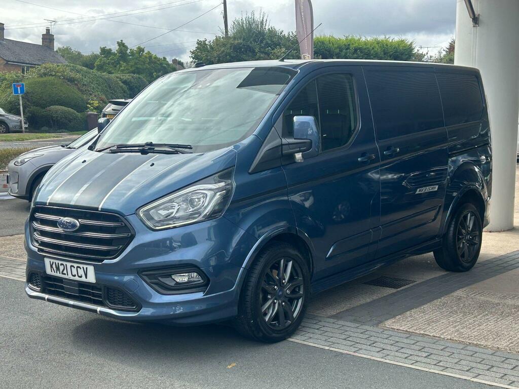 Ford Transit Custom 2.0 290 Ecoblue Sport L1 H1 Euro 6 Ss Blue #3