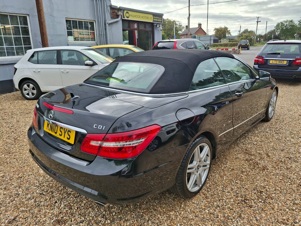 Mercedes-Benz E Class 3.0 E350 Cdi V6 Blueefficiency Sport Cabriolet Black #4