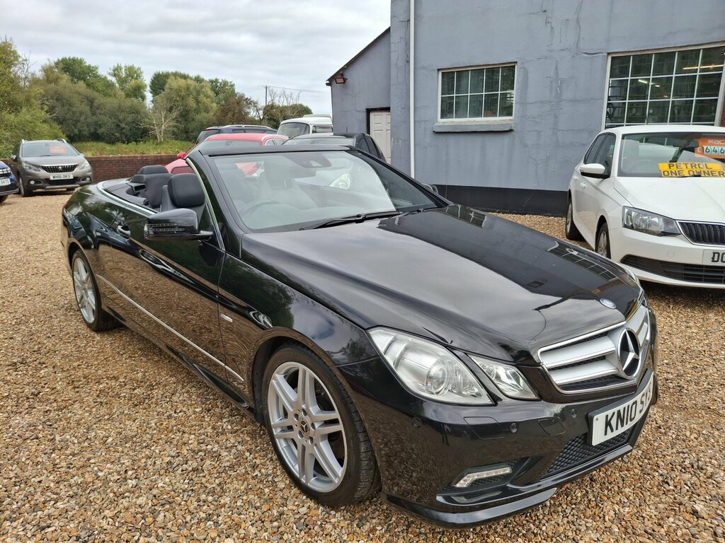 Mercedes-Benz E Class 3.0 E350 Cdi V6 Blueefficiency Sport Cabriolet Black