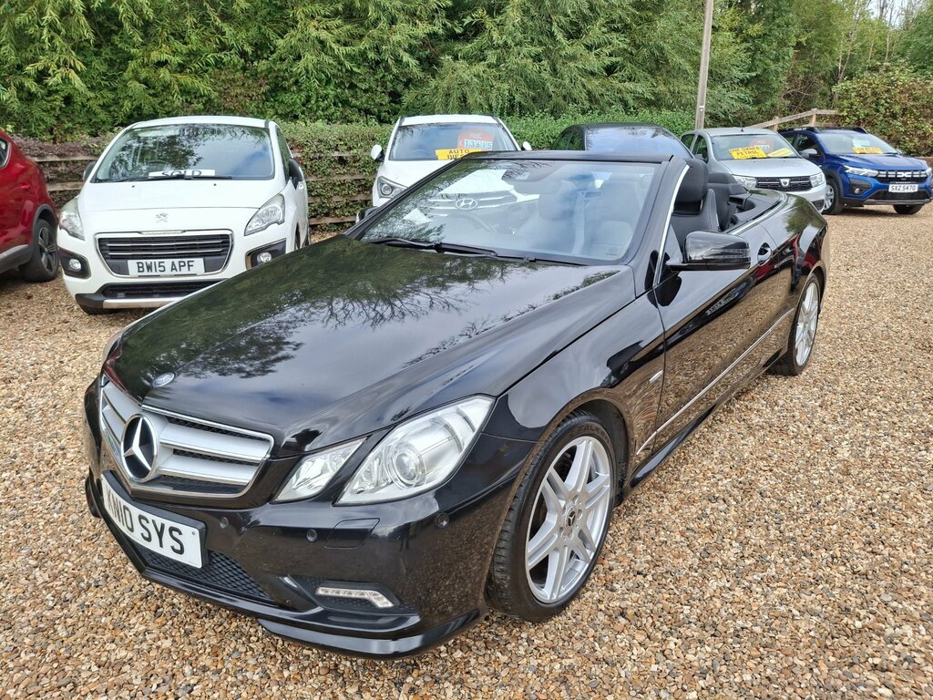 Mercedes-Benz E Class 3.0 E350 Cdi V6 Blueefficiency Sport Cabriolet Black #2