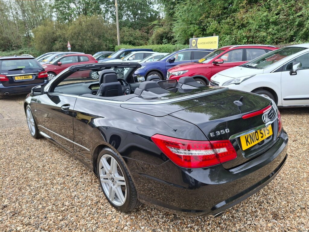 Mercedes-Benz E Class 3.0 E350 Cdi V6 Blueefficiency Sport Cabriolet Black #5