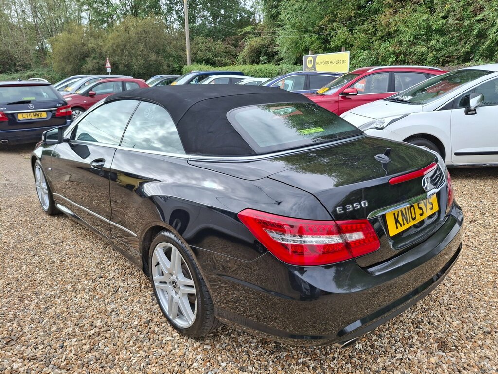 Mercedes-Benz E Class 3.0 E350 Cdi V6 Blueefficiency Sport Cabriolet Black #6