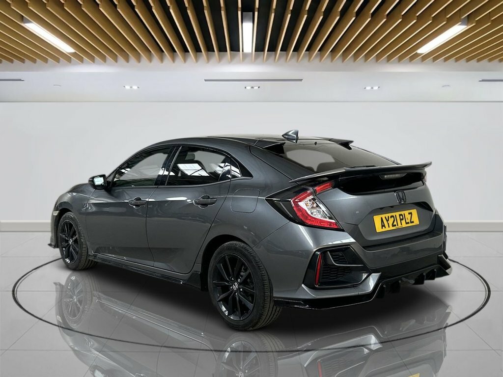 Honda Civic Ex White #6