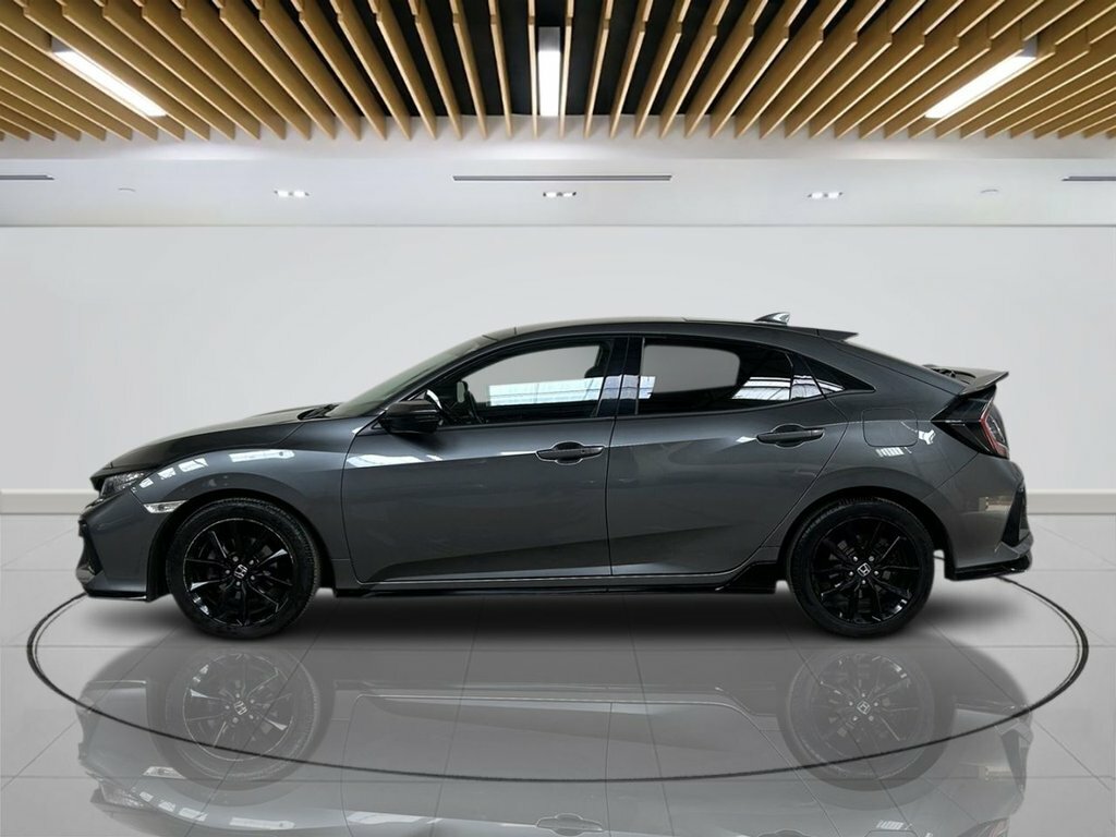 Honda Civic Ex White #5