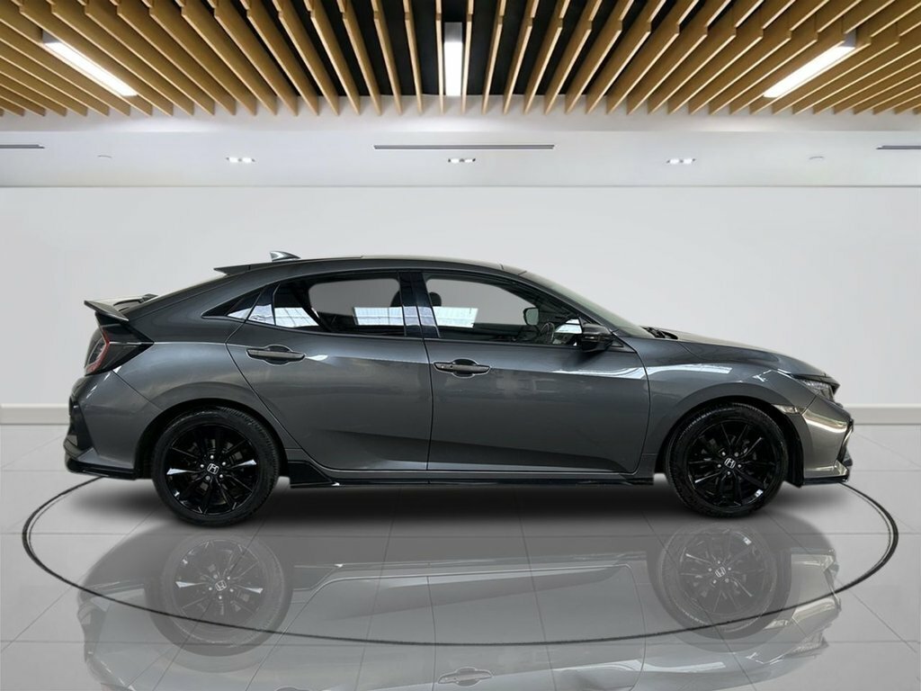 Honda Civic Ex White #9