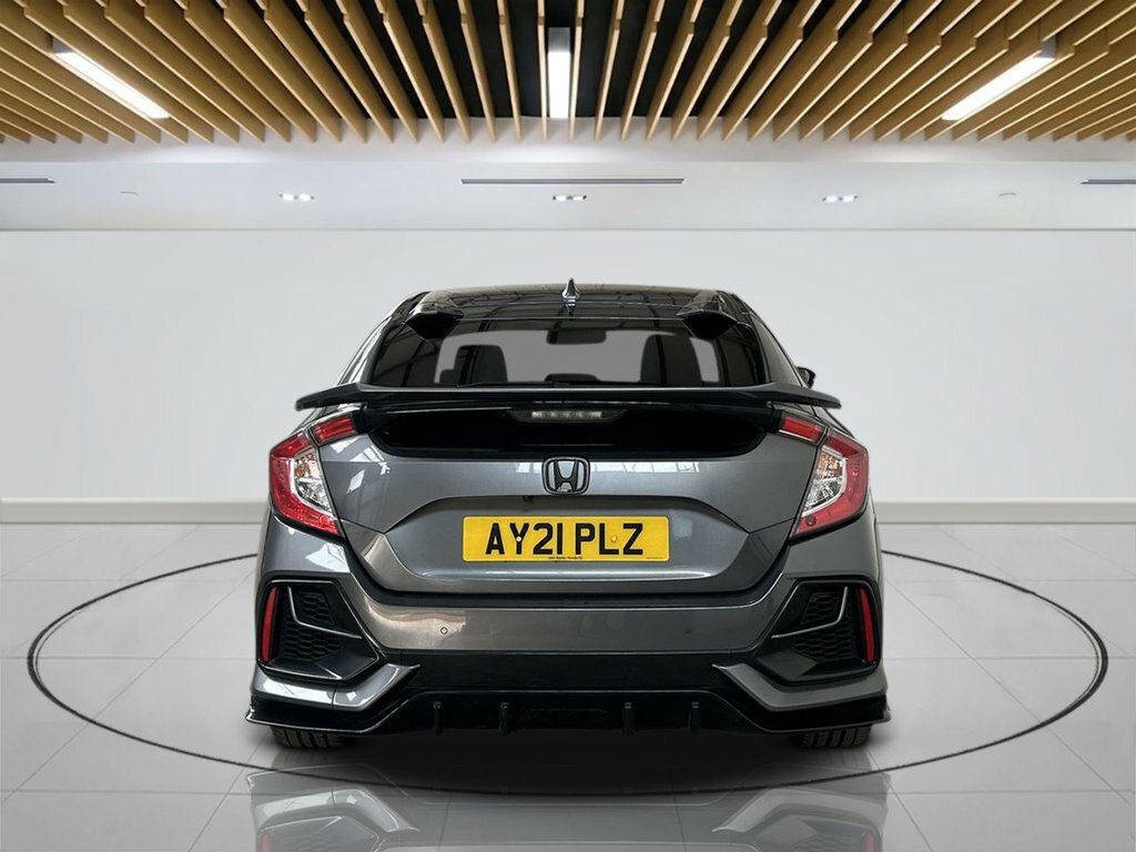 Honda Civic Ex White #7