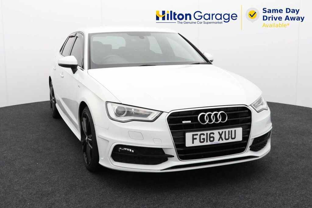 Audi A3 1.4 A3 Sportback S Line Nav Tfsi White