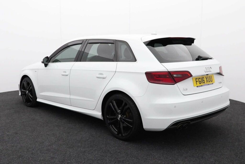 Audi A3 1.4 A3 Sportback S Line Nav Tfsi FG16XUU White #5