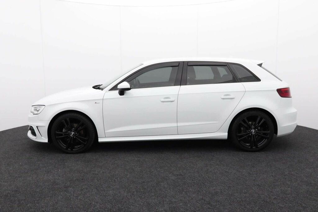 Audi A3 1.4 A3 Sportback S Line Nav Tfsi FG16XUU White #4