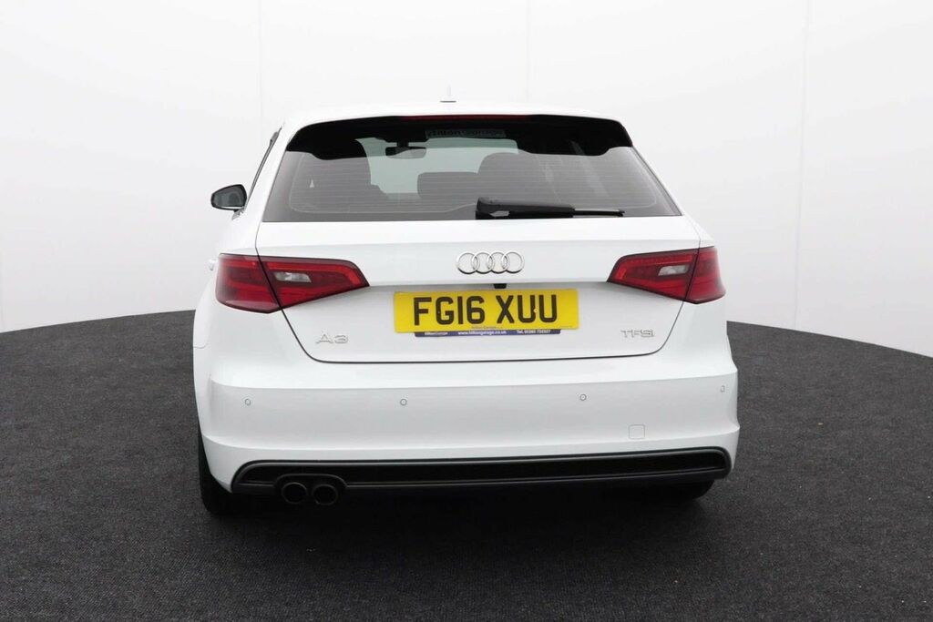 Audi A3 1.4 A3 Sportback S Line Nav Tfsi FG16XUU White #6