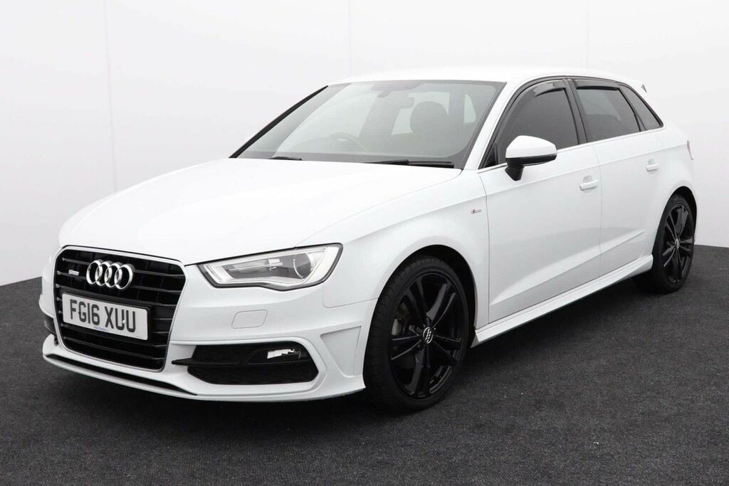 Audi A3 1.4 A3 Sportback S Line Nav Tfsi FG16XUU White #3