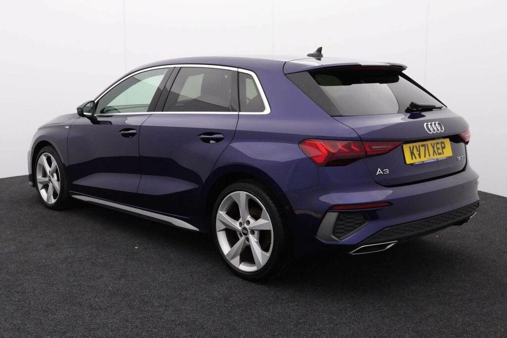 Audi A3 1.5 A3 Sportback 35 Tfsi S Line KV71XEP Blue #5