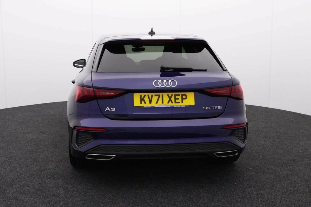 Audi A3 1.5 A3 Sportback 35 Tfsi S Line KV71XEP Blue #6
