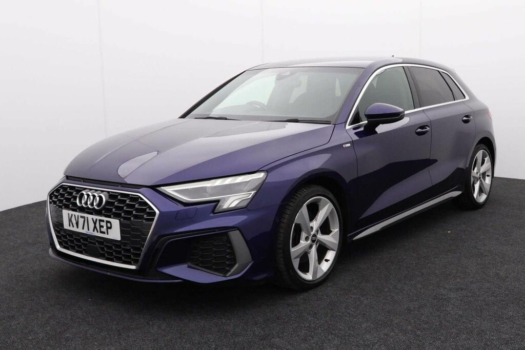 Audi A3 1.5 A3 Sportback 35 Tfsi S Line KV71XEP Blue #3