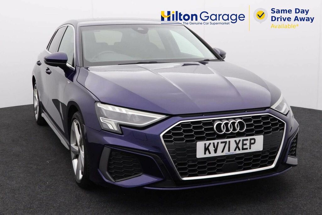 Audi A3 1.5 A3 Sportback 35 Tfsi S Line Blue