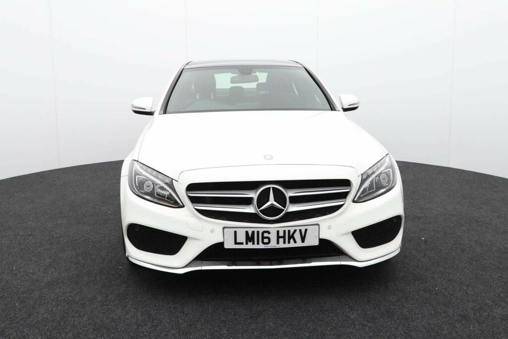 Mercedes-Benz C Class 2.0 C200 Amg Line Premium White #2