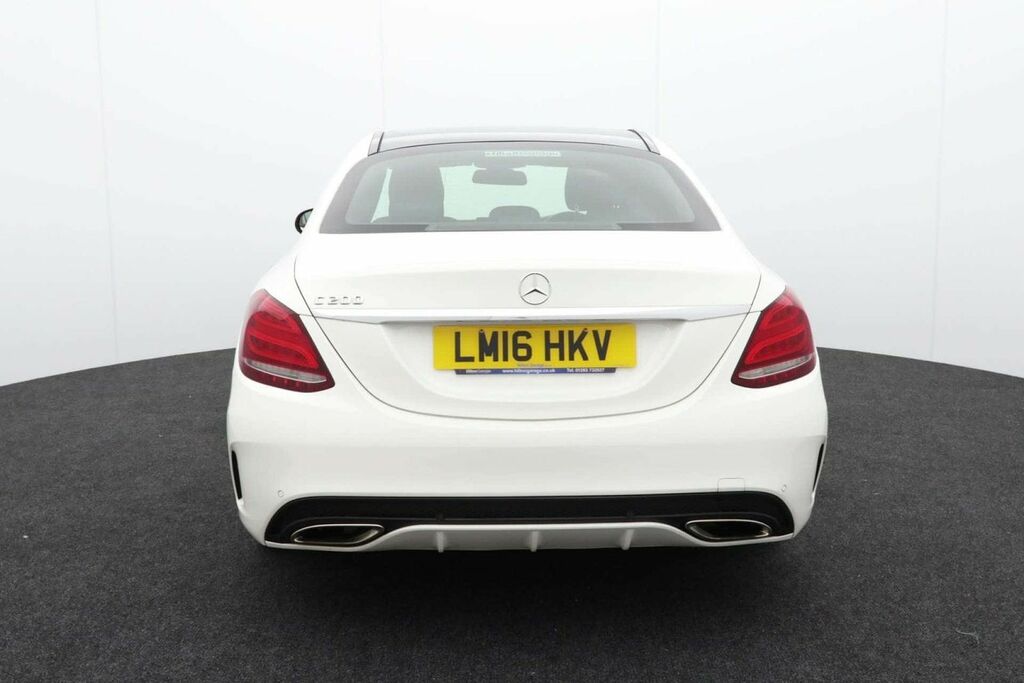 Mercedes-Benz C Class 2.0 C200 Amg Line Premium White #6