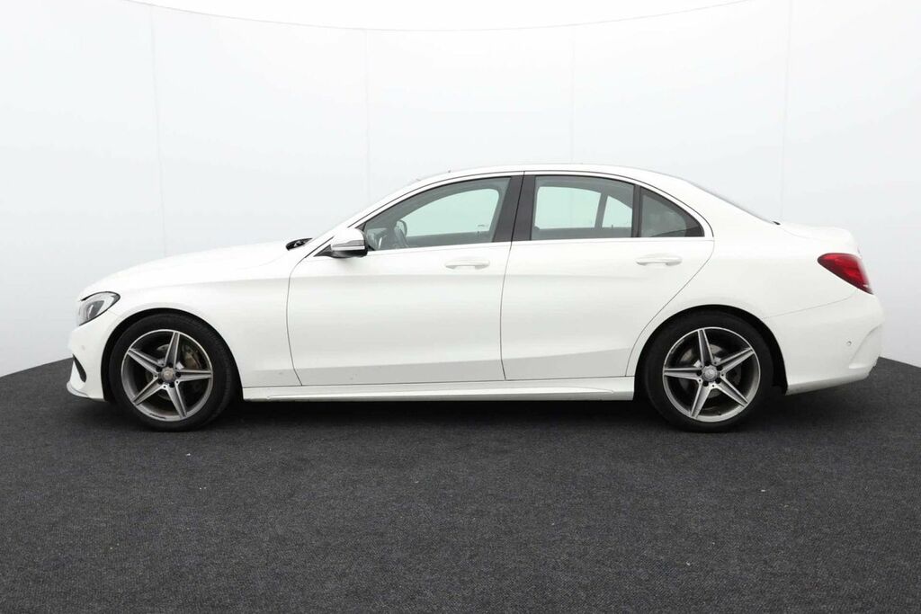Mercedes-Benz C Class 2.0 C200 Amg Line Premium White #4