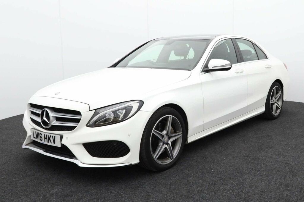 Mercedes-Benz C Class 2.0 C200 Amg Line Premium White #3