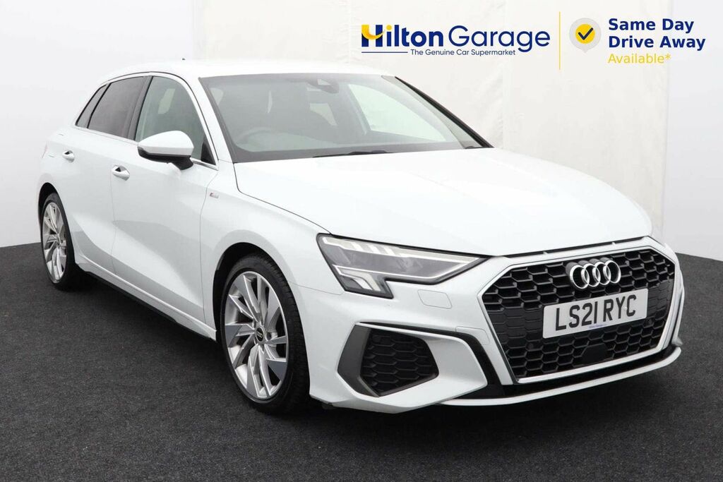 Audi A3 1.5 A3 Sportback 35 Tfsi Mhev S Line White