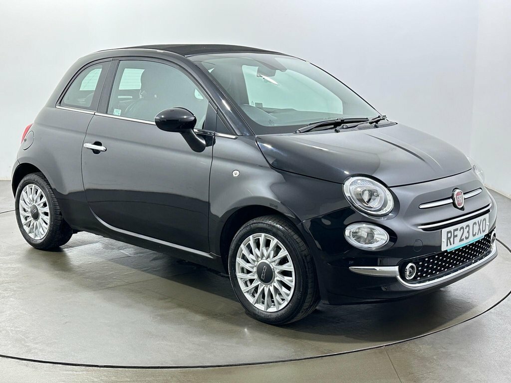 Fiat 500C Convertible Black