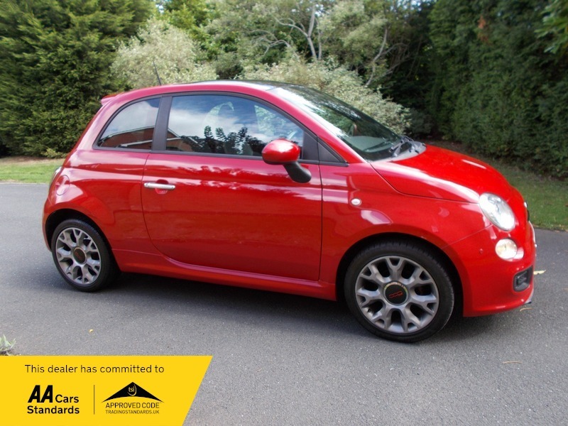 Fiat 500 1.2 S Hatchback LG13YLA Red