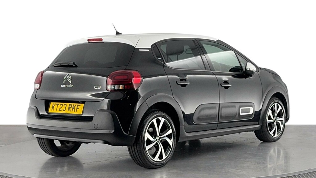 Citroen C3 1.2 Puretech Shine Plus Hatchback Manua KT23RKF Black #4