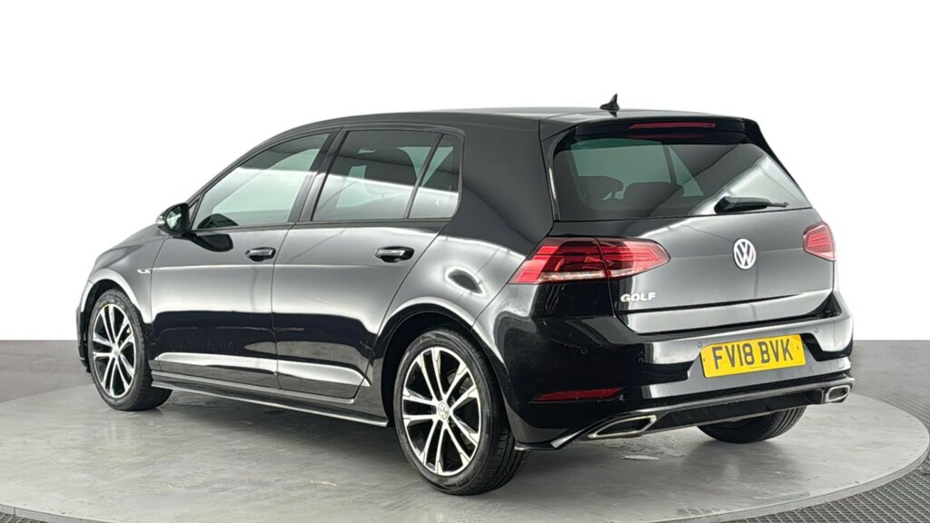 Volkswagen Golf 2.0 Tdi R-line Hatchback Euro 6 Black #6