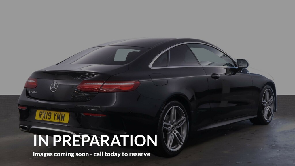 Mercedes-Benz E Class 2.0 E220d Amg Line Coupe G-tronic Euro Black